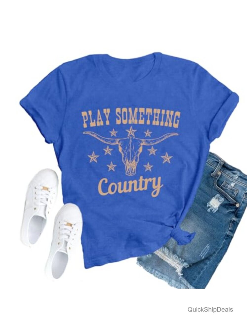 Western Cowgirl Graphic T-Shirt Country Concert Short Sleeve Crew Neck Tee